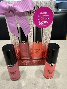 Giorgio Armani Luminous Silk Cheek Duo - #62 delicate mauve & 50 S cosmic crush